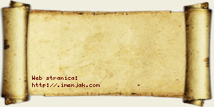 Jakov Odalović vizit kartica